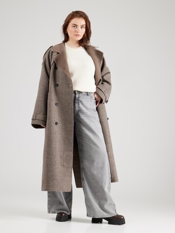 Vero Moda Curve Свитер 'VMCZORA' в Бежевый