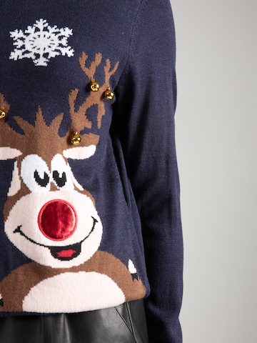 Pullover 'XMAS BELL' di ONLY in blu