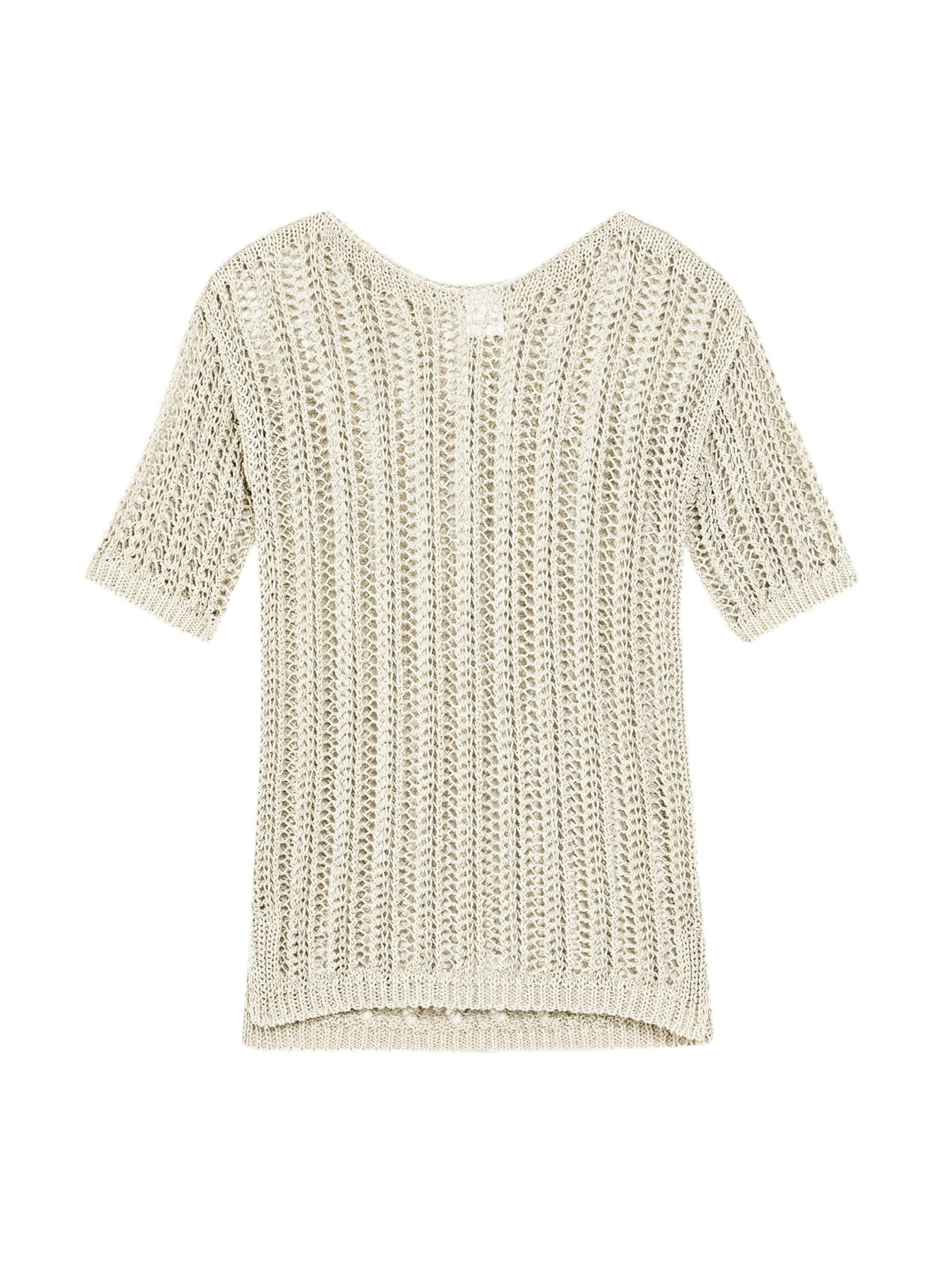 Pull-over MADELEINE en blanc : devant
