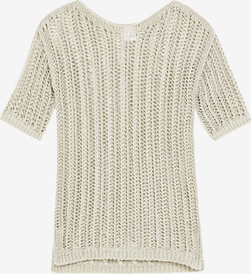 Pull-over MADELEINE en blanc : devant