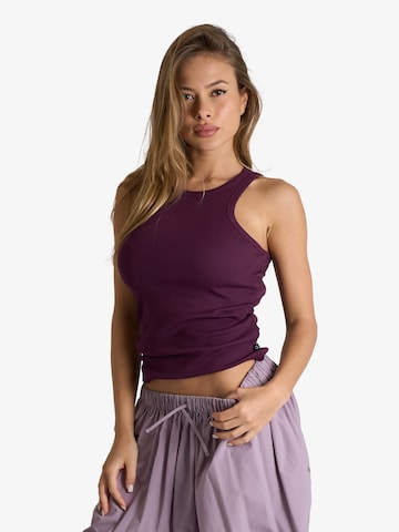 Ottod’Ame Top in Lila: Vorderseite