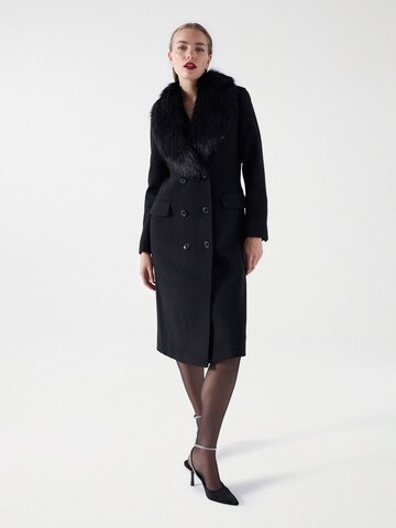 Salsa Jeans Winter Coat in Black: front