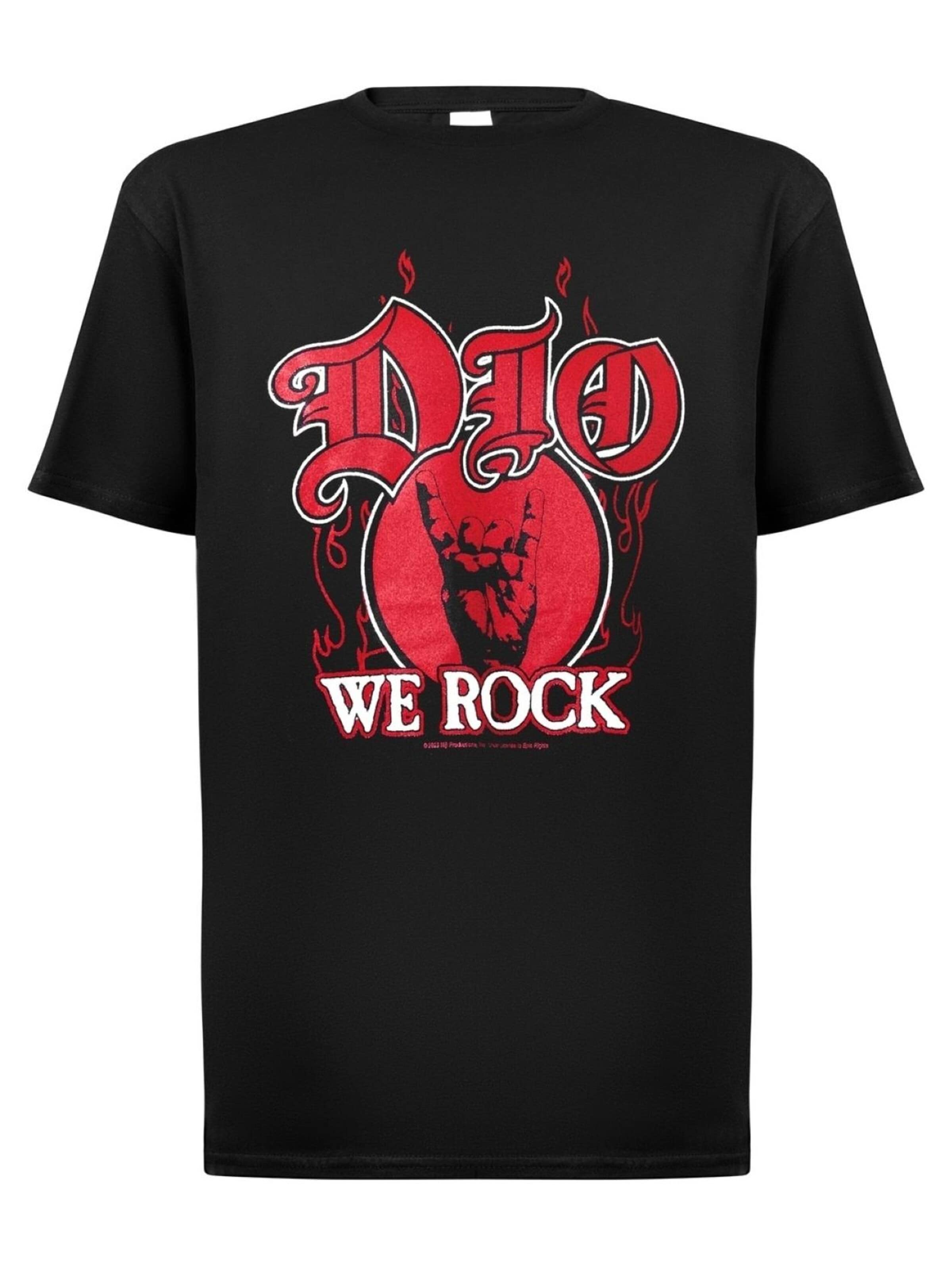 Rockshirts Shirt 'Dio We Rock' in Black: front