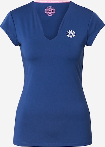 BIDI BADU Performance Shirt in Blue: front