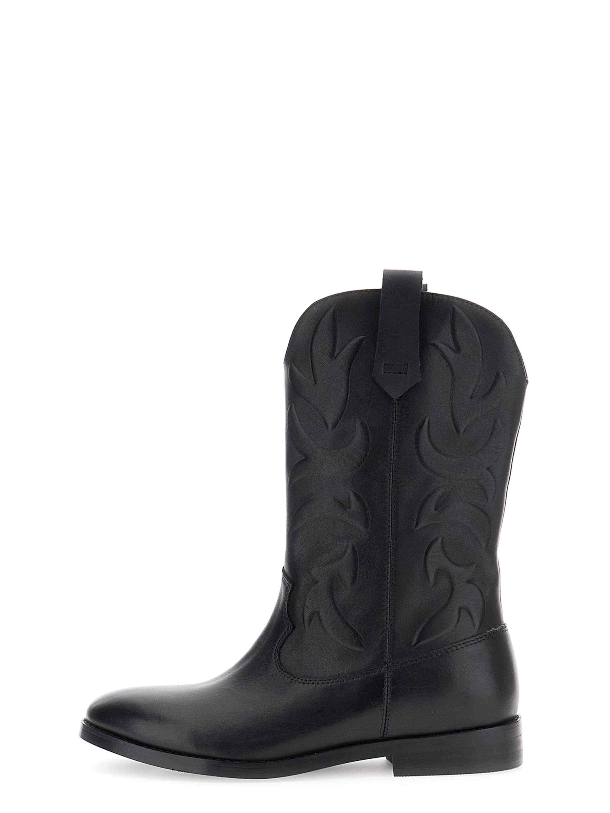 Stivale da cowboy di CAFè NOIR in nero: frontale