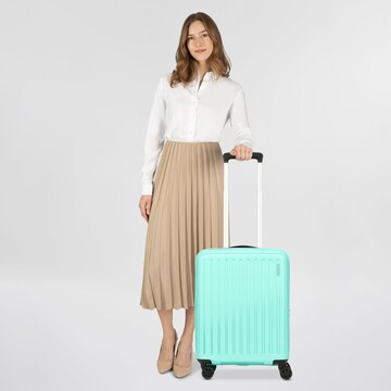 American Tourister Trolley 'Rejoy' in Blau