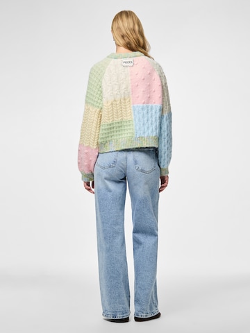 PIECES Sweater 'PCREMIX' in Green