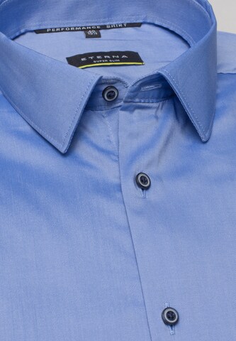 ETERNA Slim Fit Hemd in Blau