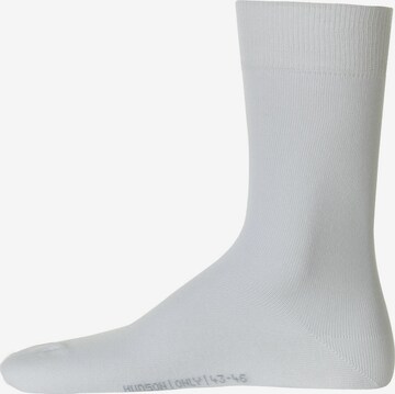 Hudson Socks in White