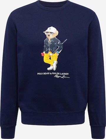 Polo Ralph Lauren Суичър в синьо: отпред