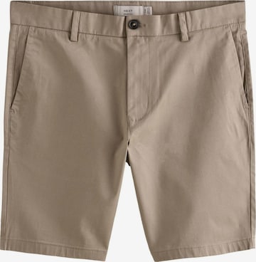 Pantalon chino Next en marron : devant