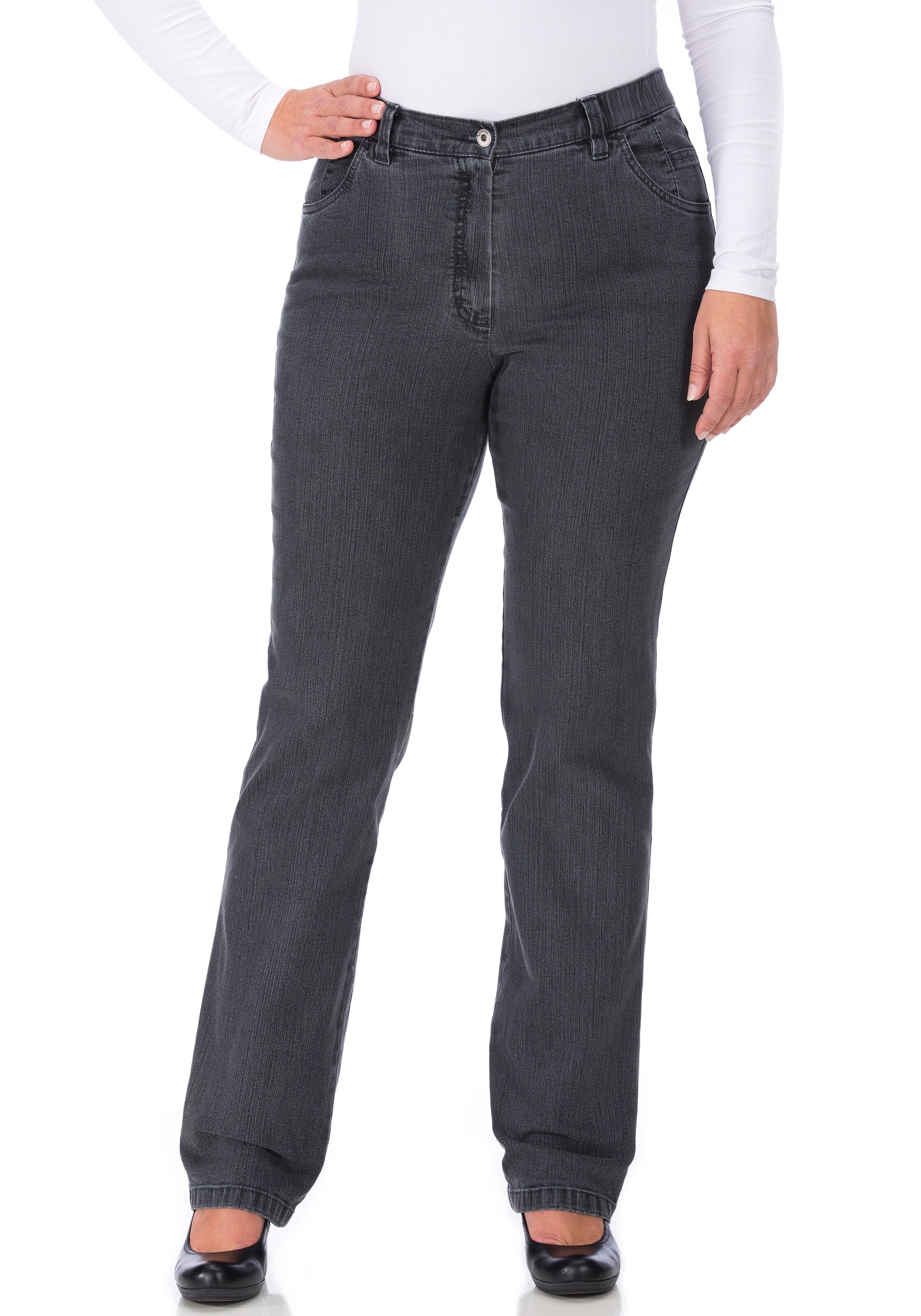 KjBRAND Regular Jeans in Grau: Vorderseite