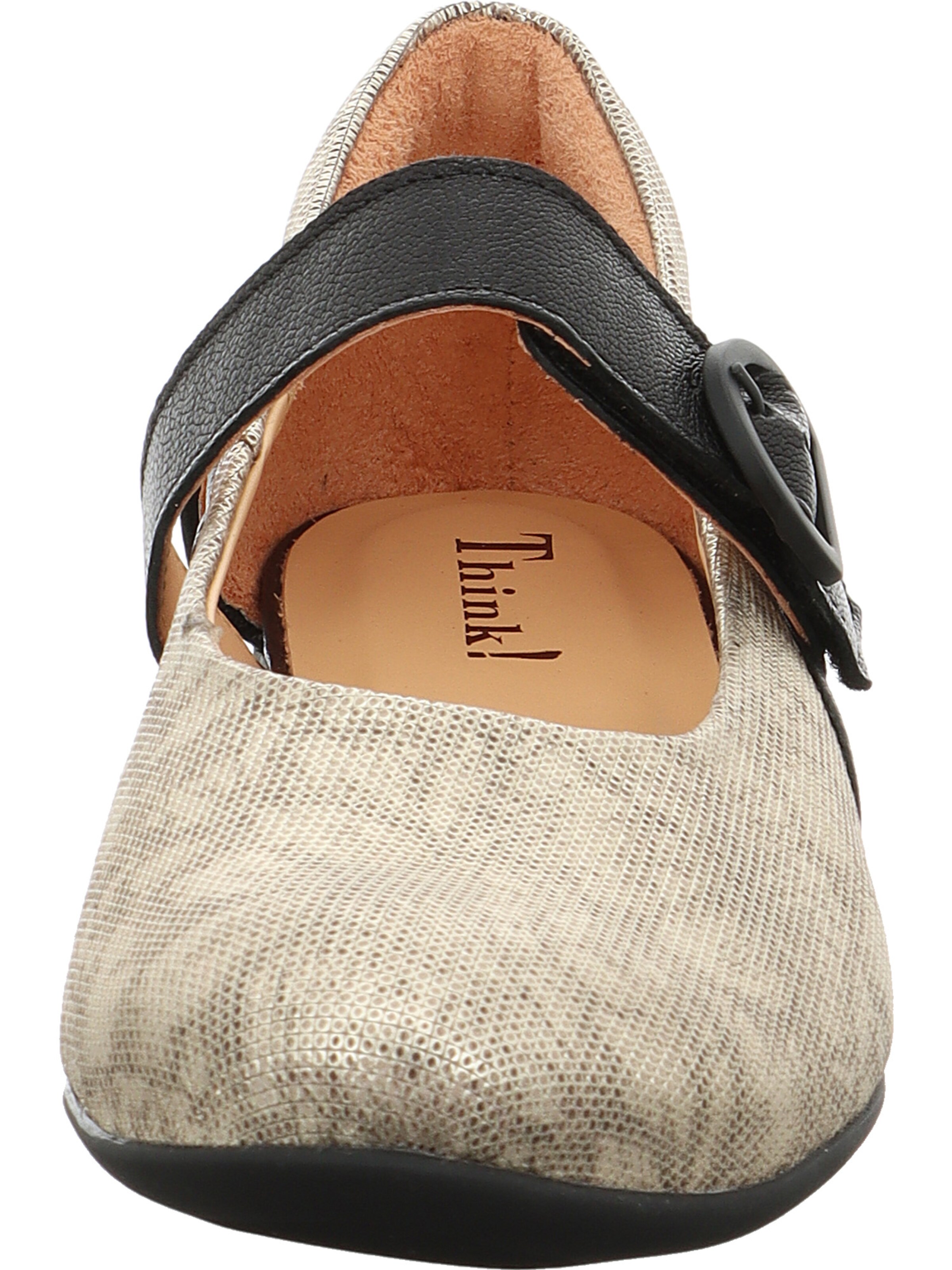 THINK! Riemchenballerina 'Guad2' in Grau
