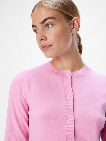 OBJECT Knit cardigan 'OBJTHESS' in Pink