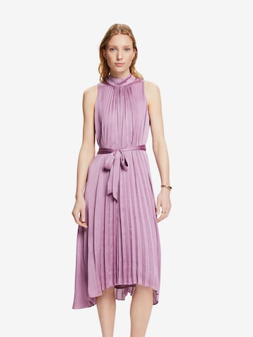 Robe de cocktail ESPRIT en violet : devant