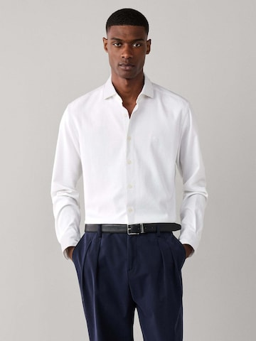 Regular fit Camicia di Hackett London in bianco: frontale