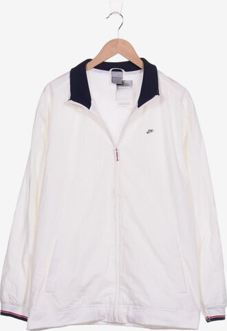 NIKE Jacket & Coat in XL in White: front