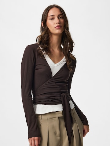 T-shirt 'PCROYA' PIECES en gris