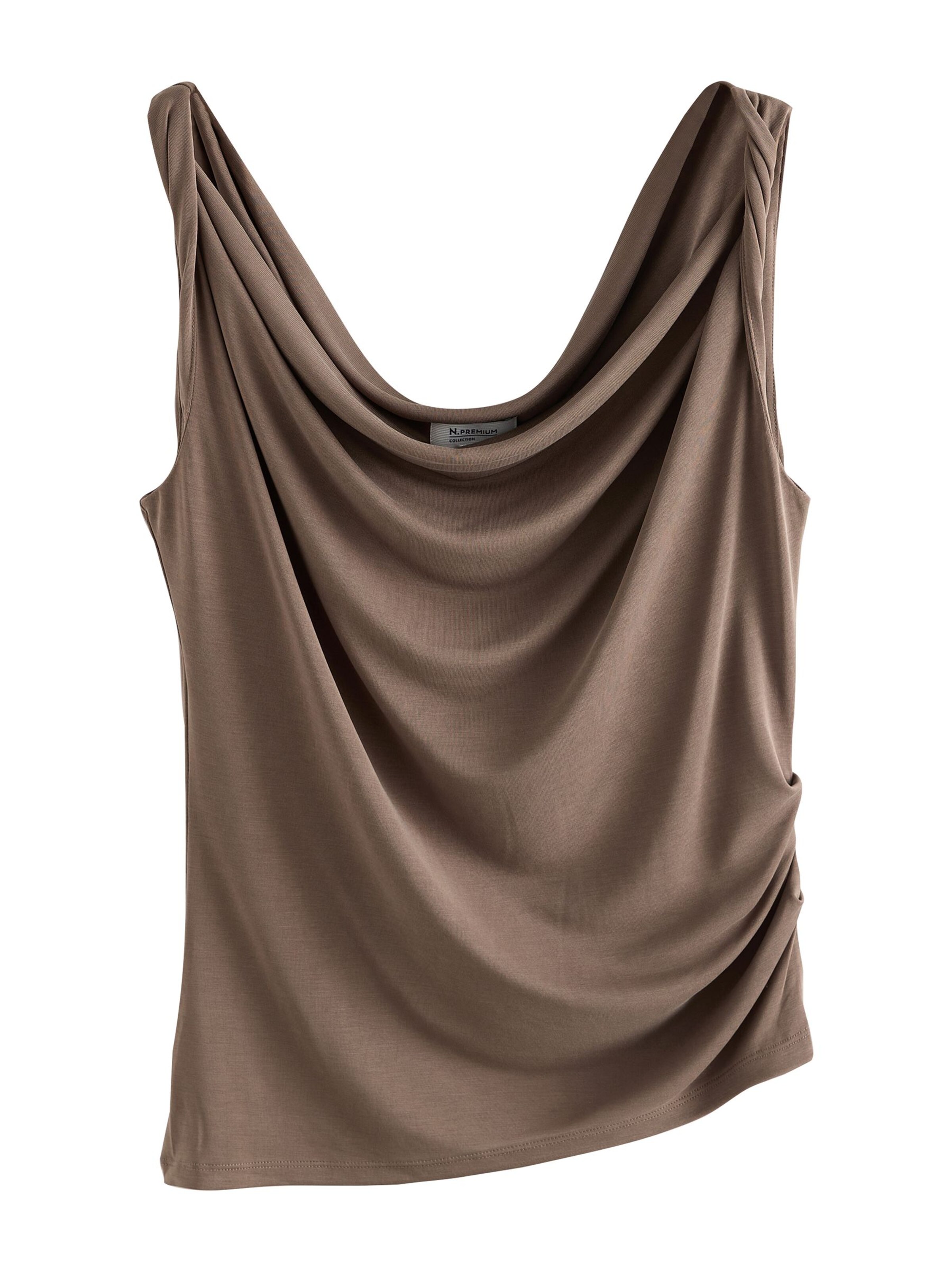 Next Blouse in Bruin: voorkant