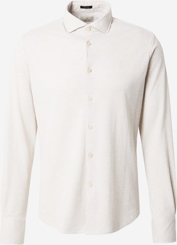 Dstrezzed Rovný strih Košeľa 'The Kirk' - Biela: predná strana