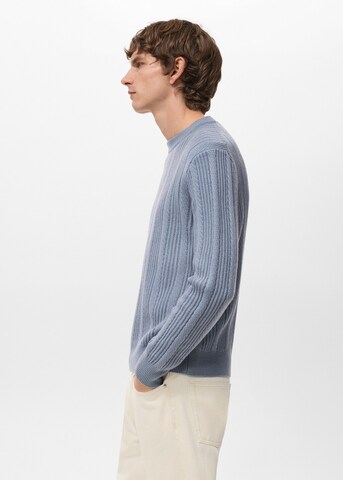MANGO MAN Sweater 'Marina' in Blue