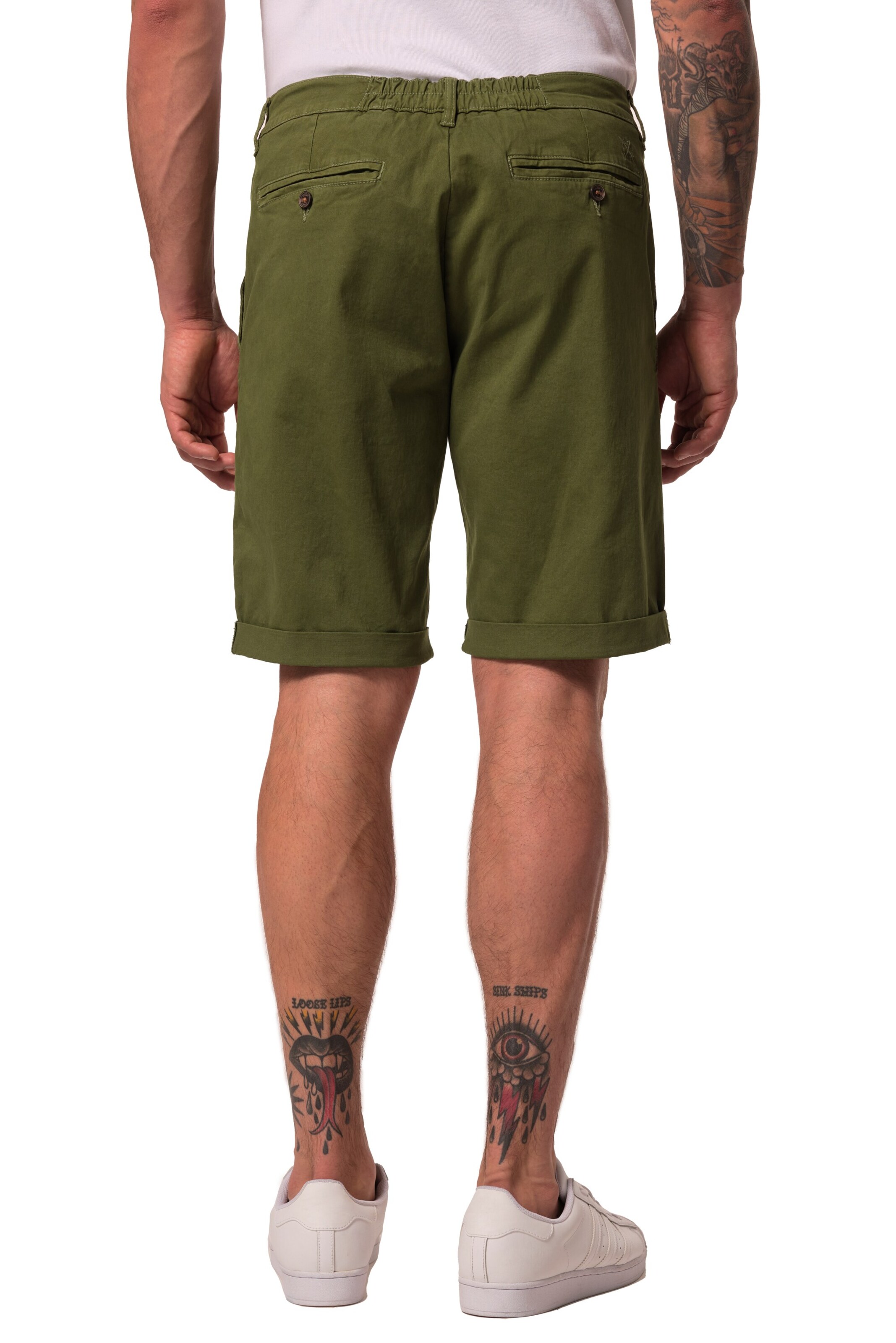 JP1880 Regular Broek 'Bermuda' in Groen
