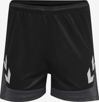 Hummel Pantalon de sport 'Lead' en gris foncé / noir / blanc, Vue avec produit