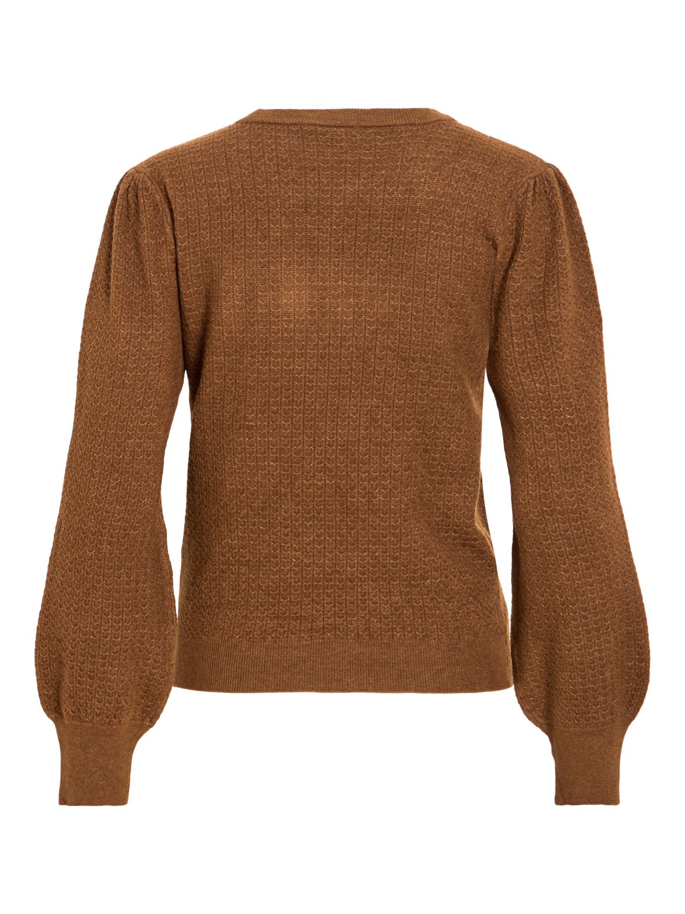 VILA Pullover 'VIMABLE' i brun