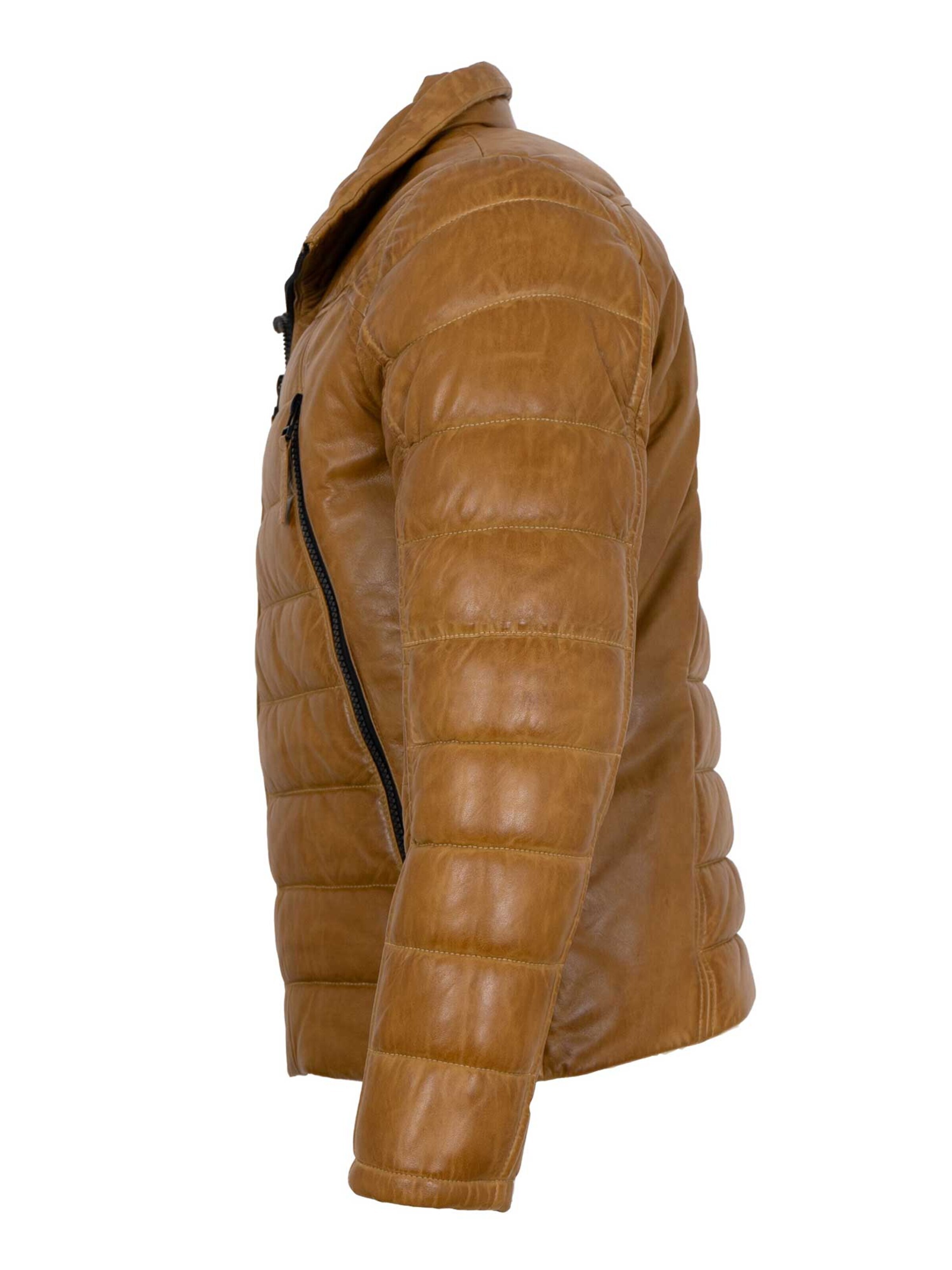 Jilani Between-Season Jacket 'Filbo' in Brown