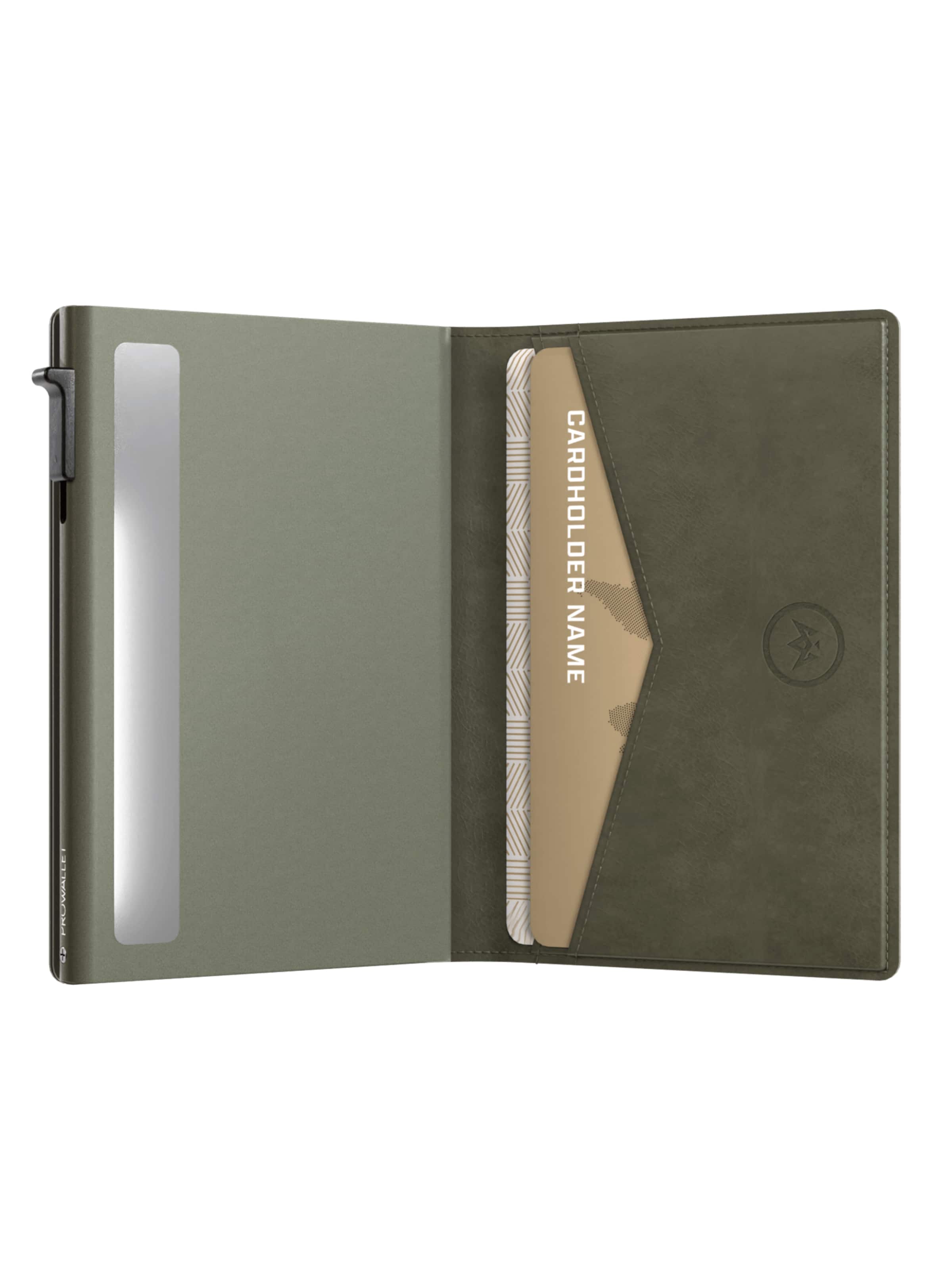 Porte-monnaies 'Pasjeshouder Slim' Prowallet en vert