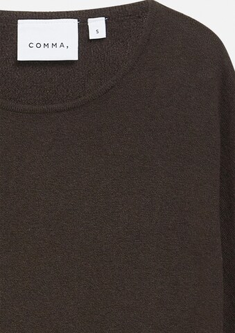 COMMA Pullover in Braun