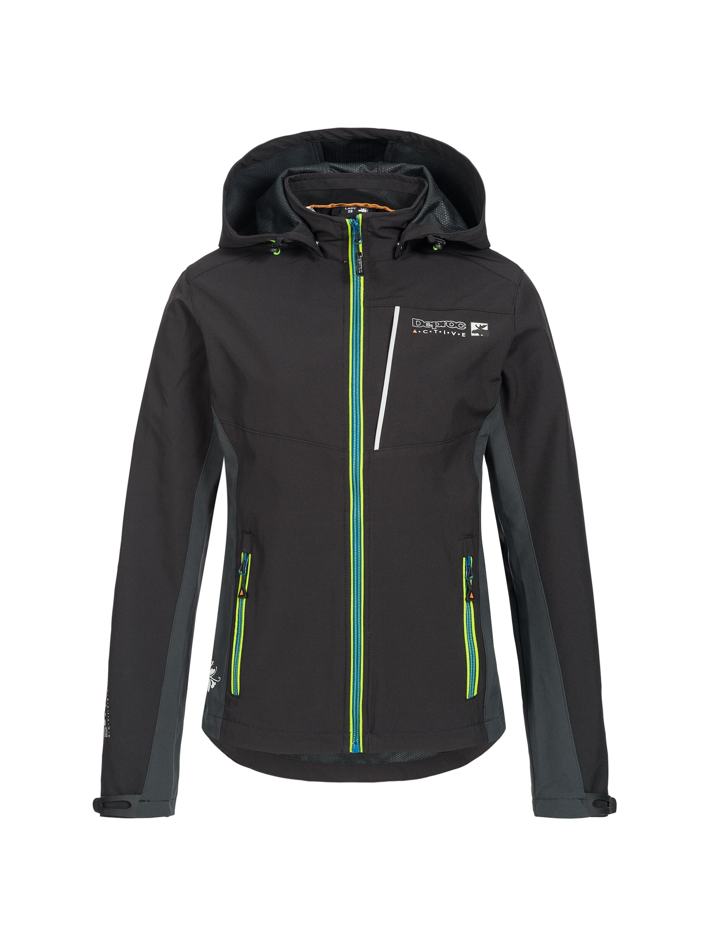 deproc Between-Season Jacket 'NUNAVUT WMN' in Black: front