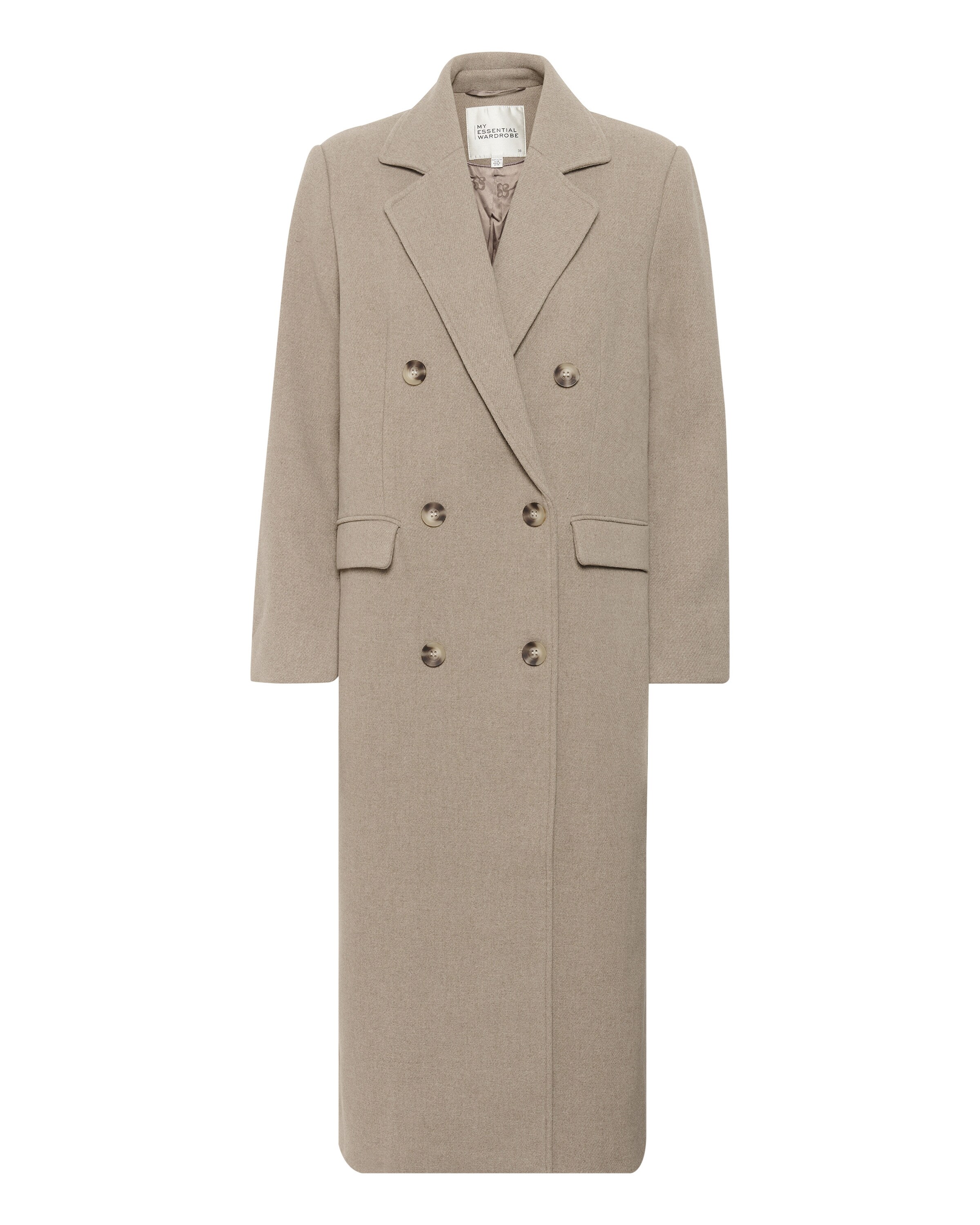 My Essential Wardrobe Tussenmantel 'MWFrannie' in Beige: voorkant