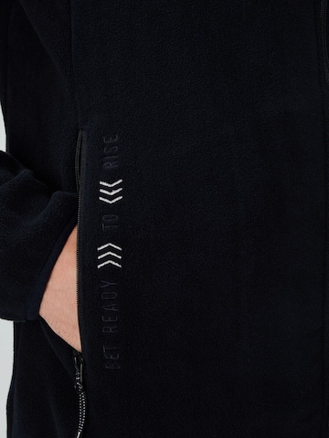 Tommy Life Fleece jas in Zwart
