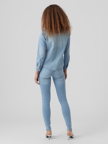 VERO MODA Blouse 'MARIA' in Blauw