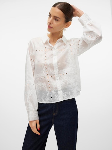 VERO MODA Bluse‌‌‌‌‌‌‌ in Weiß