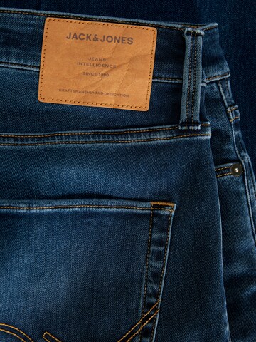 JACK & JONES Slimfit Kavbojke | modra barva