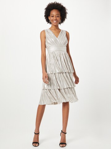 Robe de cocktail SWING en argent