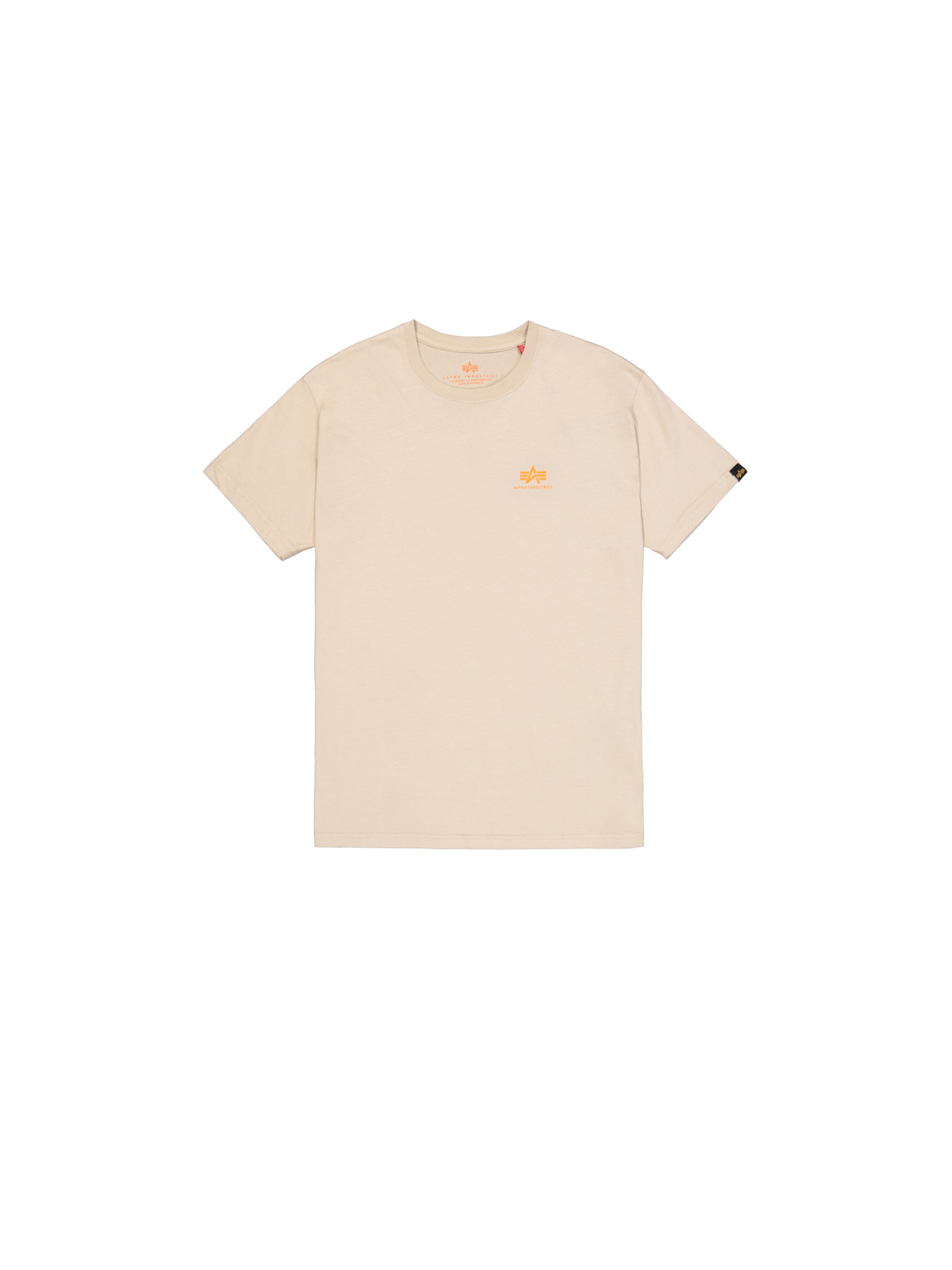 ALPHA INDUSTRIES Тениска в бежово: отпред