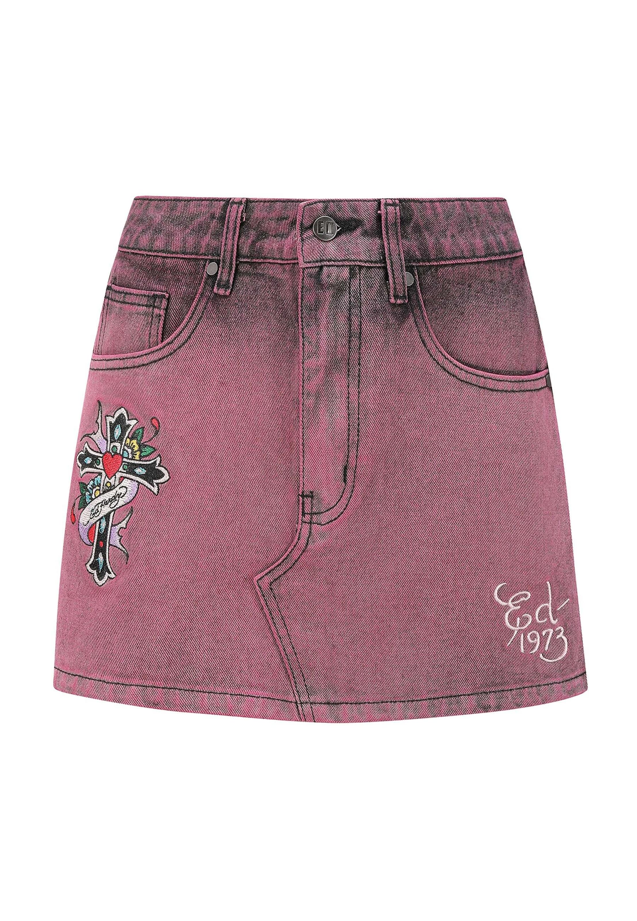 Ed Hardy Sukňa - Fialová: predná strana