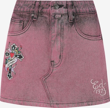 purpurinė Ed Hardy Sijonas: priekis