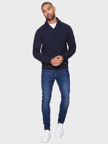 Threadbare Sweater 'Trojan' in Blue