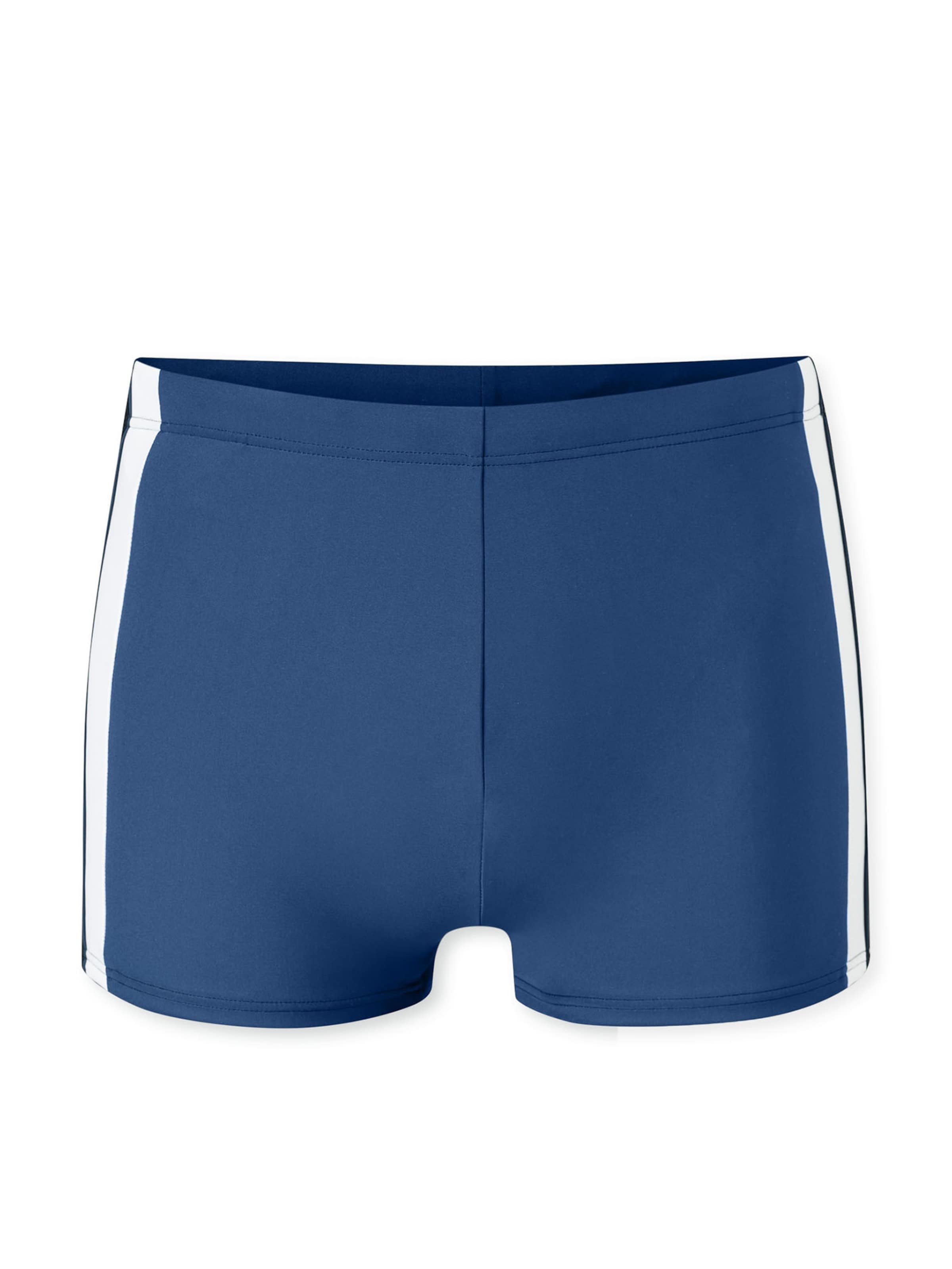SCHIESSER Board Shorts ' Ocean Swim ' in Blue: front
