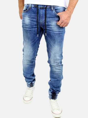 Reslad Tapered Jeans 'Jeans Denim Jogginghose' in Blau