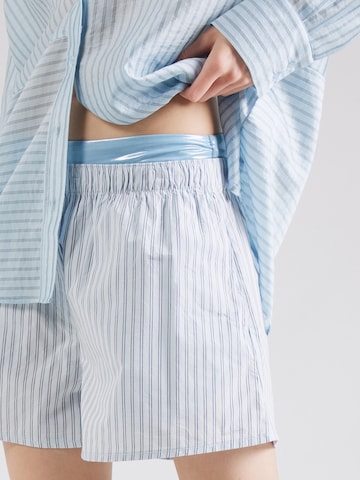 WEEKDAY Loosefit Byxa 'Cerci' i blå