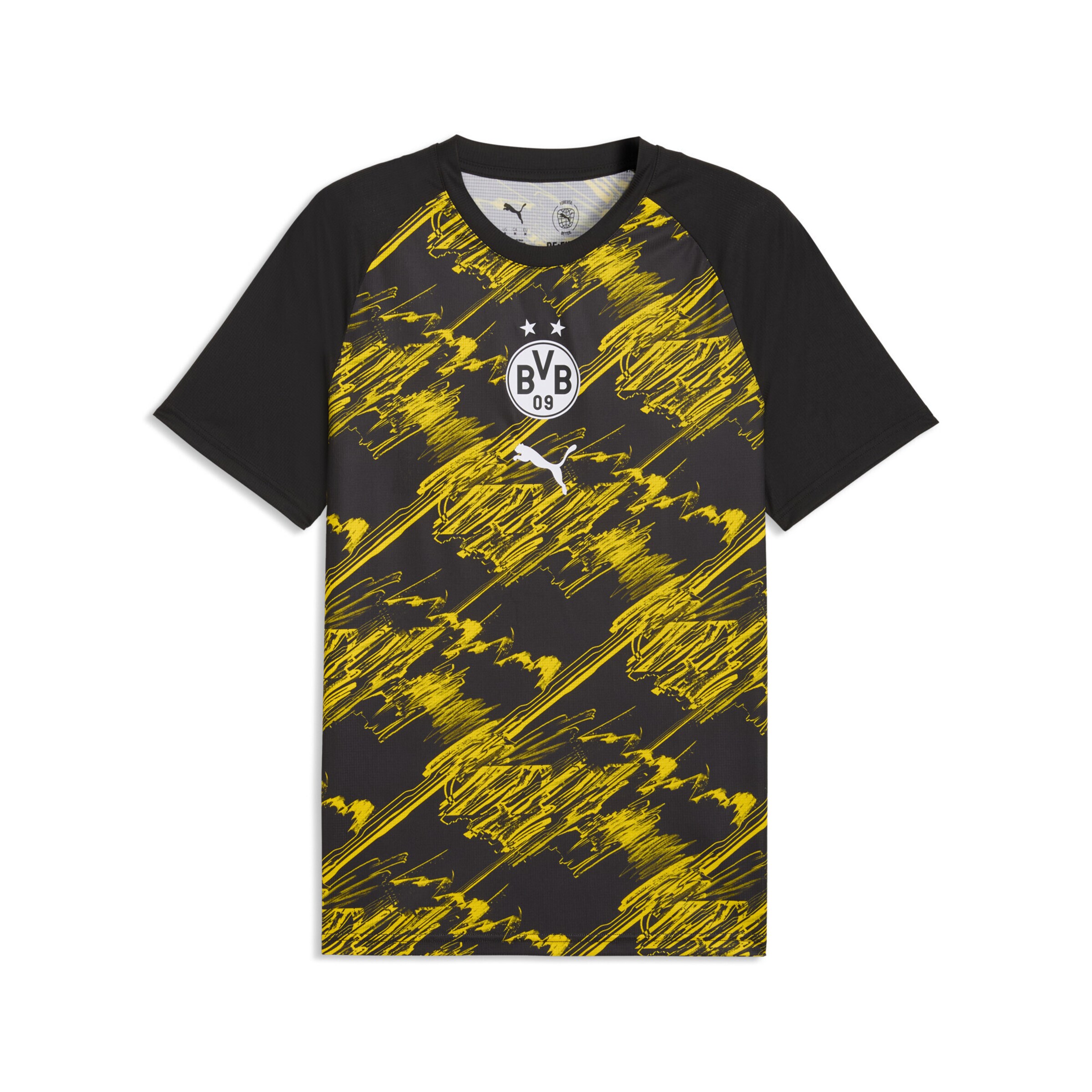 PUMA Tricot 'Borussia Dortmund' in de kleur Donkergeel / Zwart, Productweergave