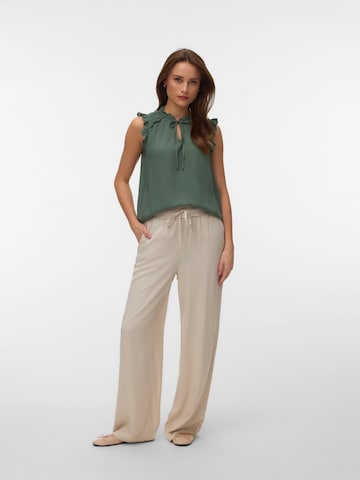 zaļš VERO MODA Blūze 'VMALBA'