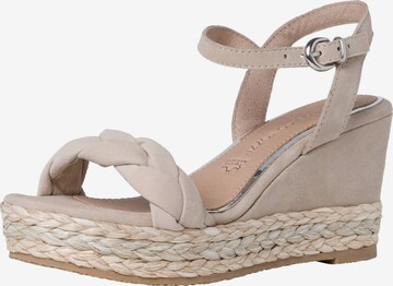 MARCO TOZZI Strap Sandals in Beige: front