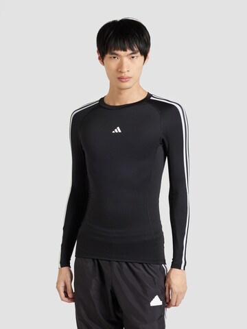 ADIDAS PERFORMANCE Funkční tričko – černá: přední strana