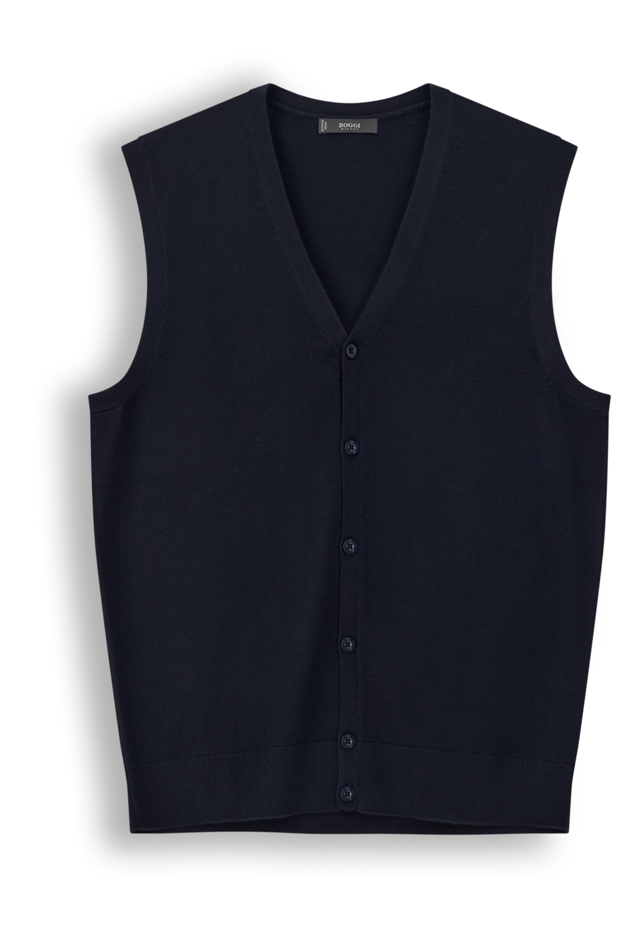 Gilet Boggi Milano en bleu : devant